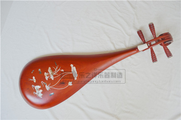 紅木貝雕琵琶